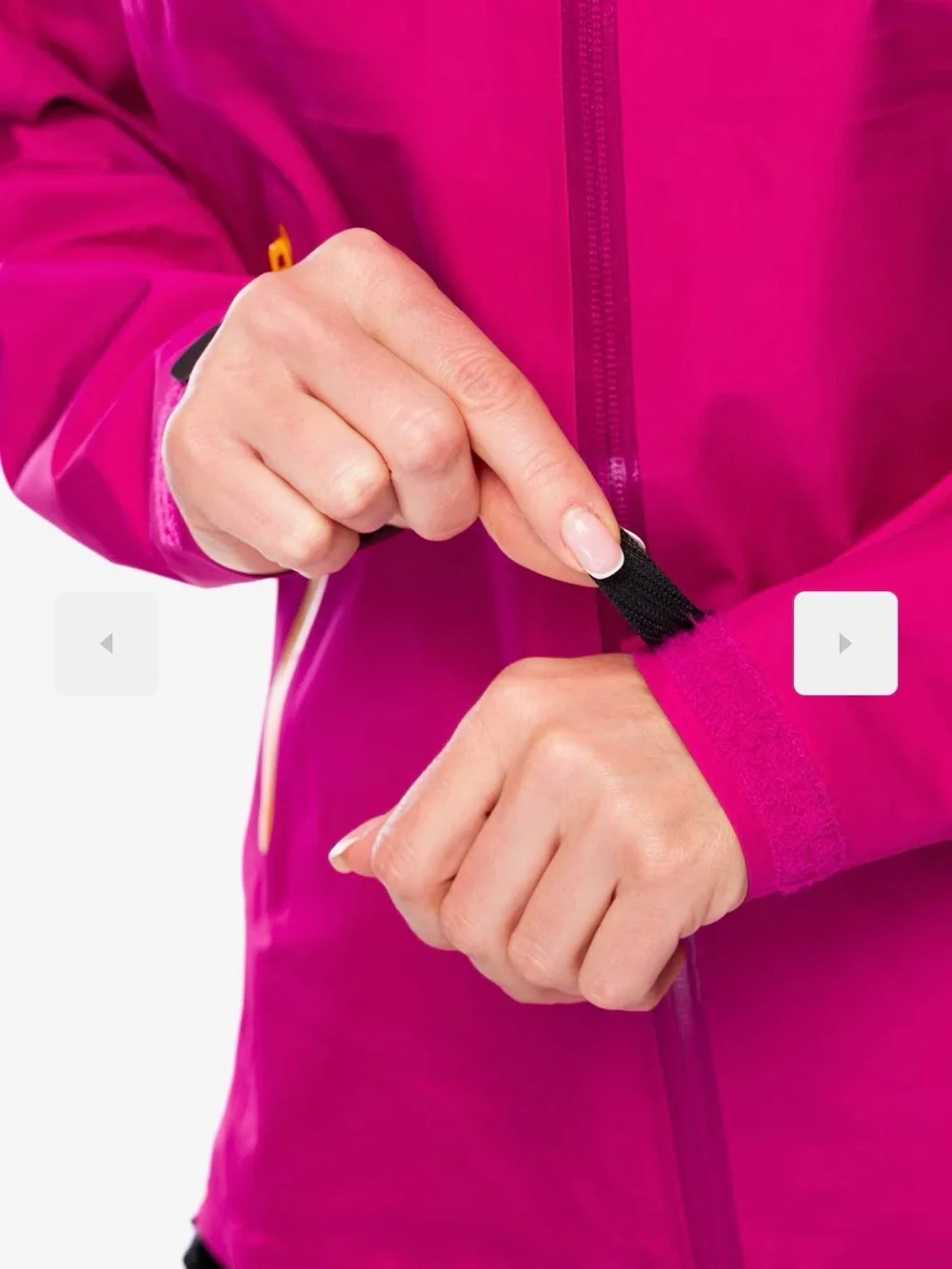 Arc'teryx women Waterproof Shell Jacket hot pink with orange Accents size XS